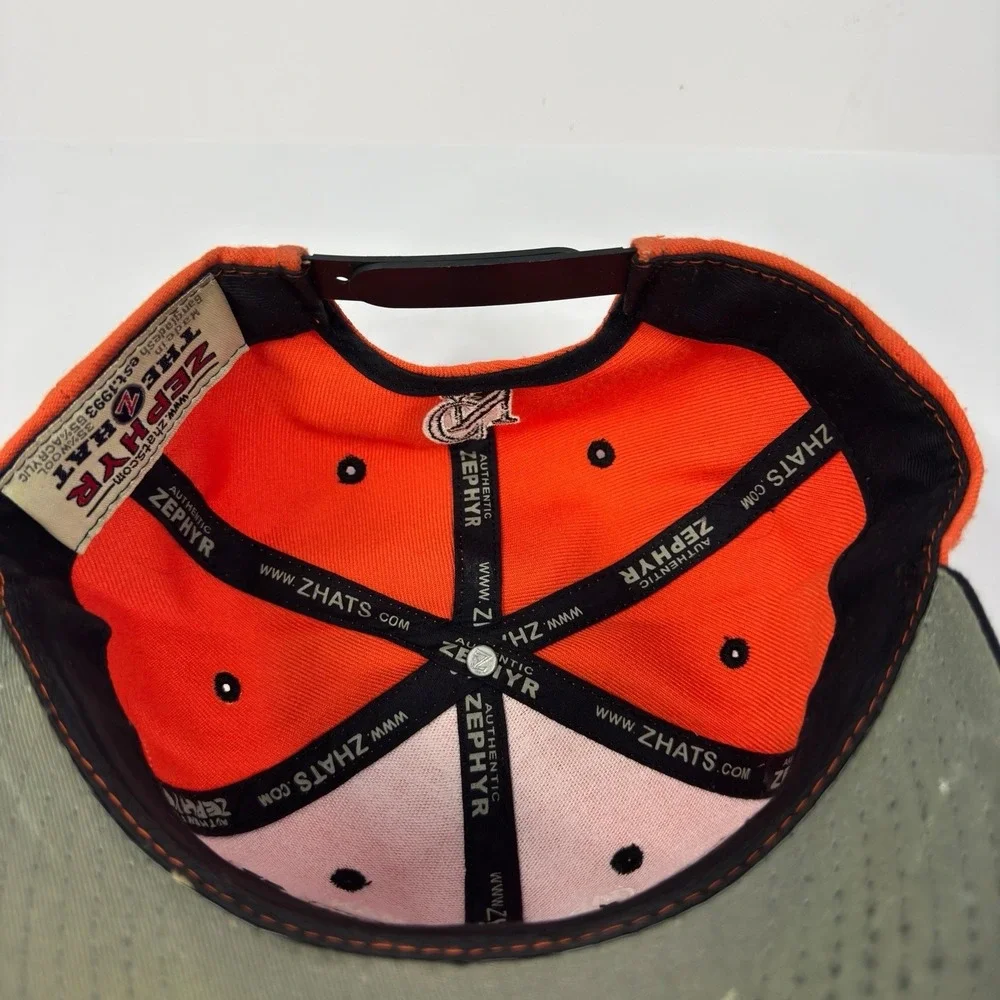 Vintage Carson Newman‎ Eagles Trucker Hat Mens Snapback Adjustable Orange